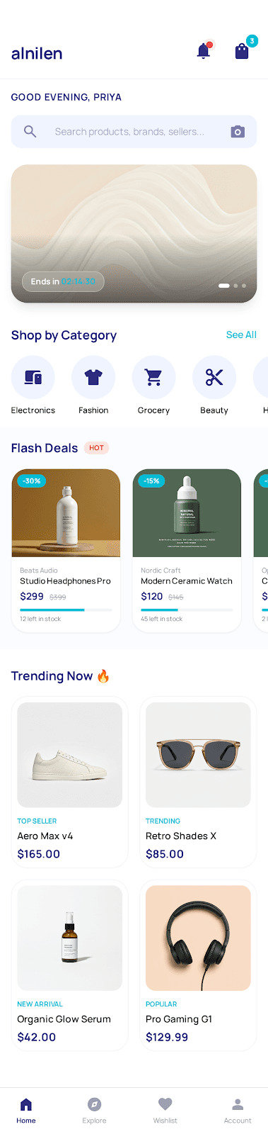 Alnilen buyer marketplace preview